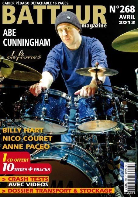 Abe Cunningham Batteur Aprile 2013 Abe Cunningham Batteur Aprile 2013